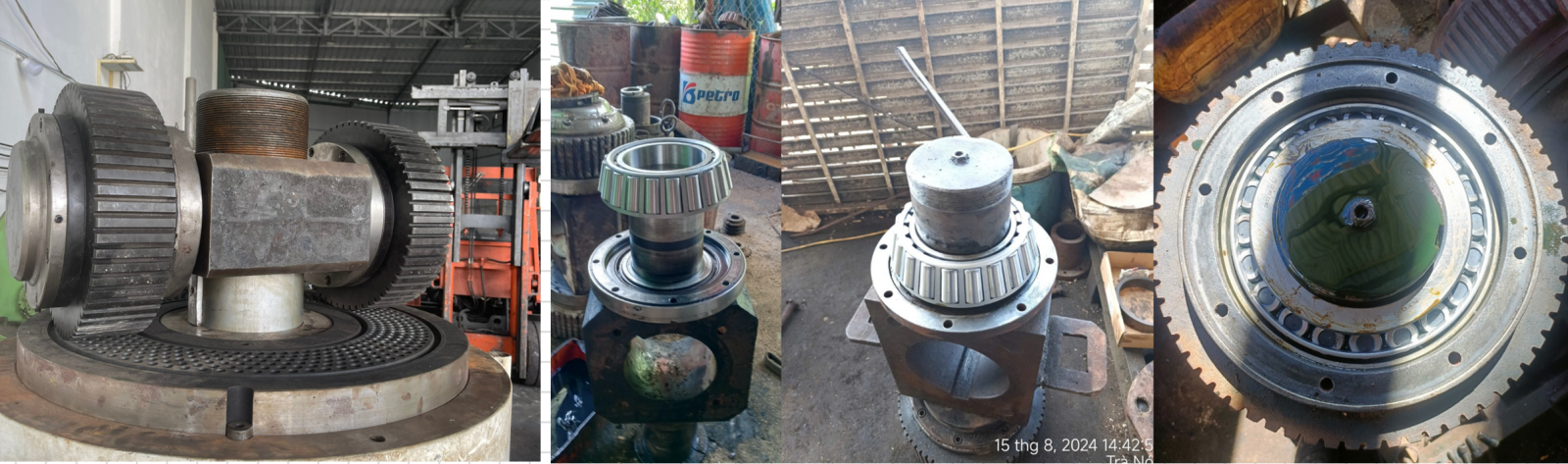 Bạc đạn máy nén viên củi gỗ - bạc đạn cho ru lô - Vòng Bi Etek