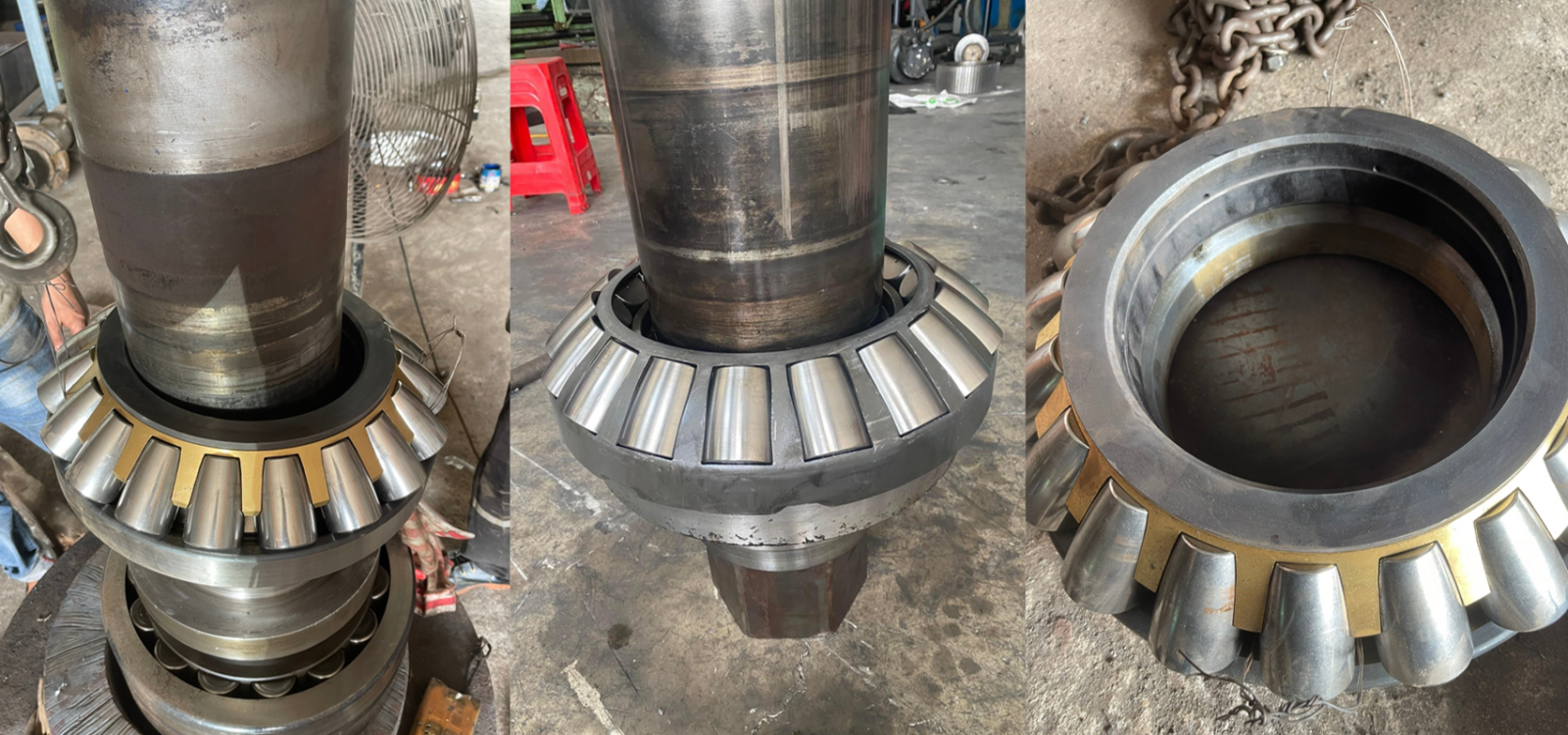 Bạc đạn máy nén viên củi gỗ - Vòng Bi Etek